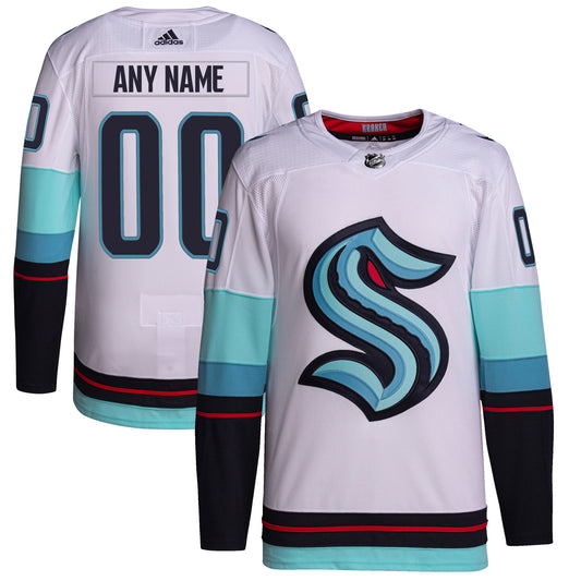  Away Primegreen Custom Hockey Jersey - White