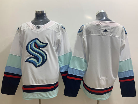  Blank White Hockey Jersey