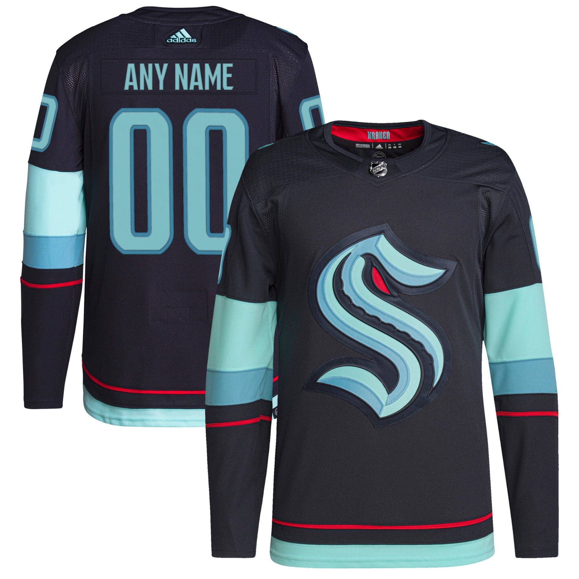  Home Primegreen Custom Hockey Jersey - Navy