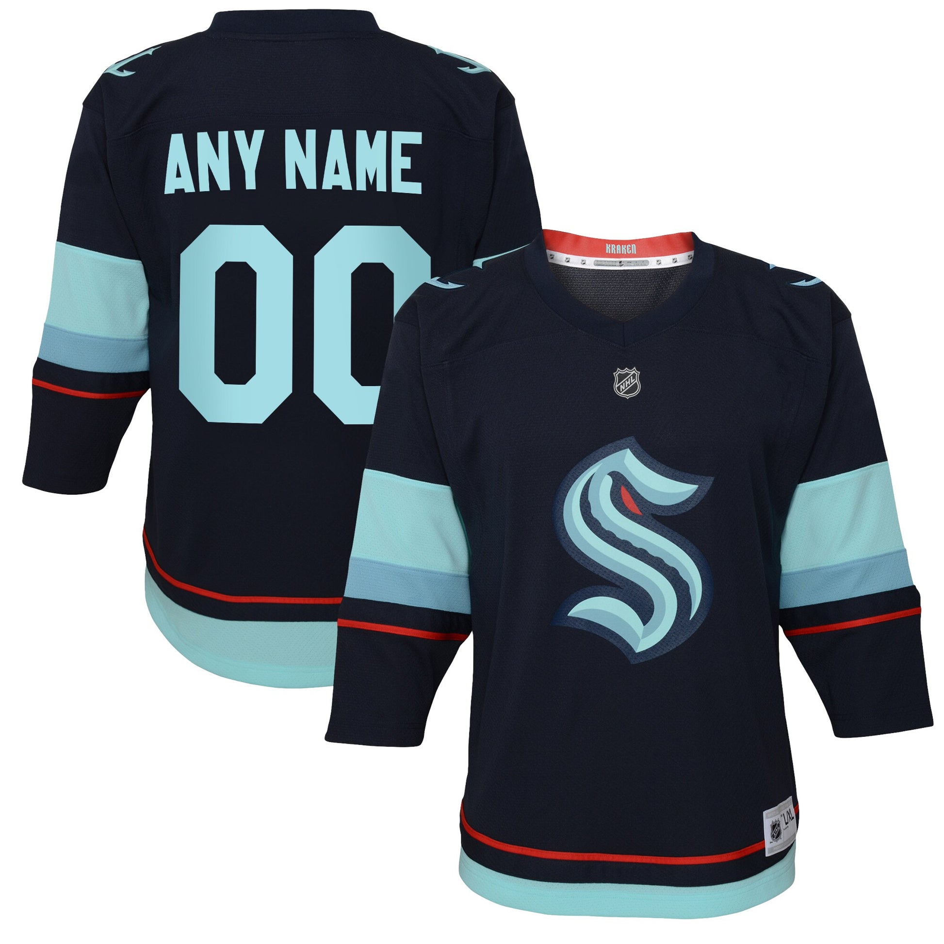  Youth Home Custom Hockey Jersey - Navy