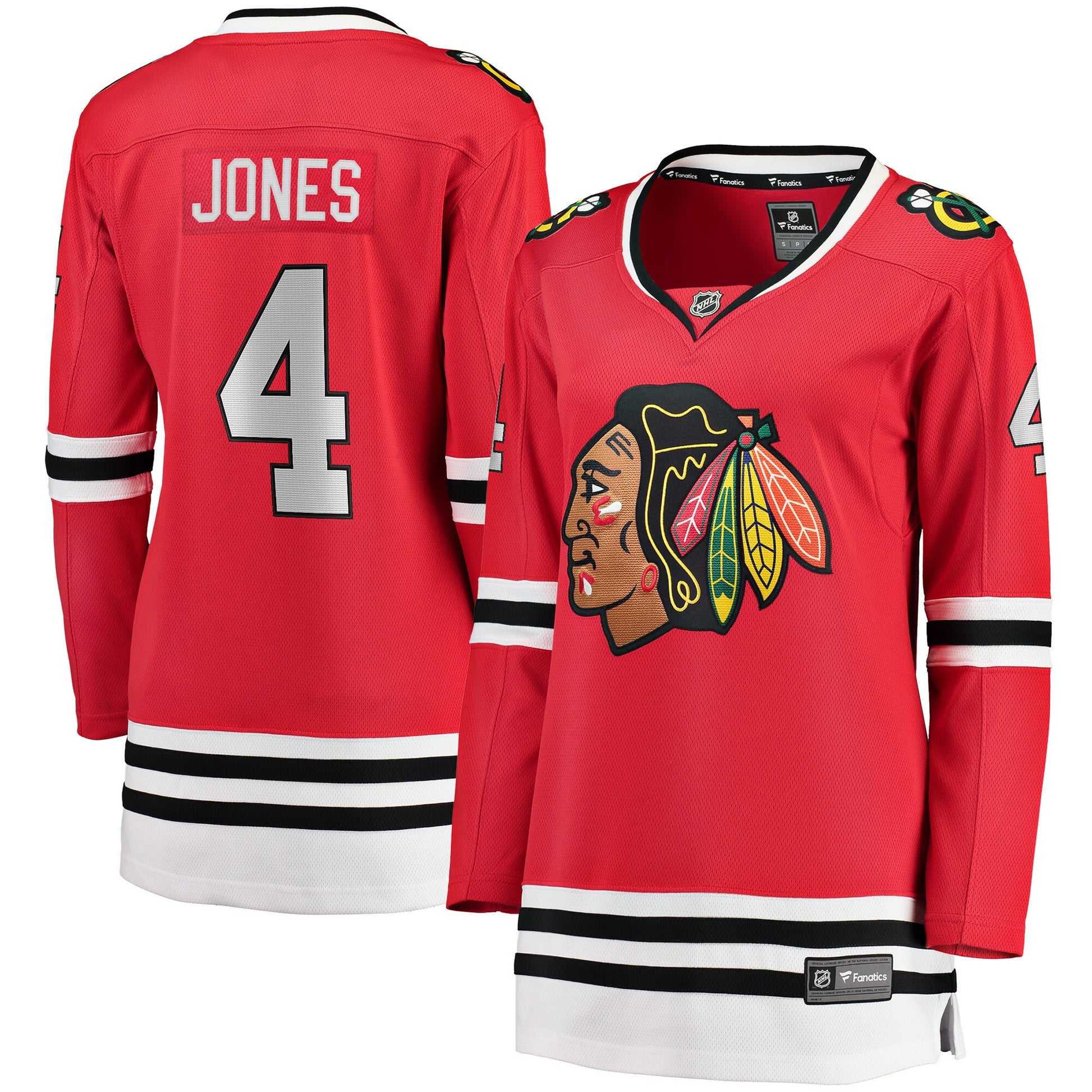 Seth Jones Chicago Blackhawks Branded Women's Home Breakaway Player Hockey Jersey - Red