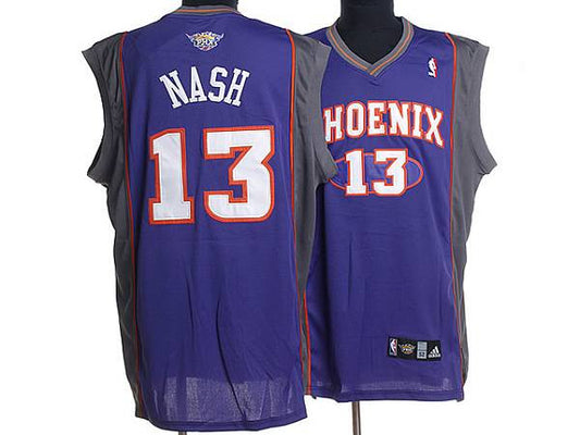 Suns #13 Steve Nash Stitched Purple Basketball Jersey