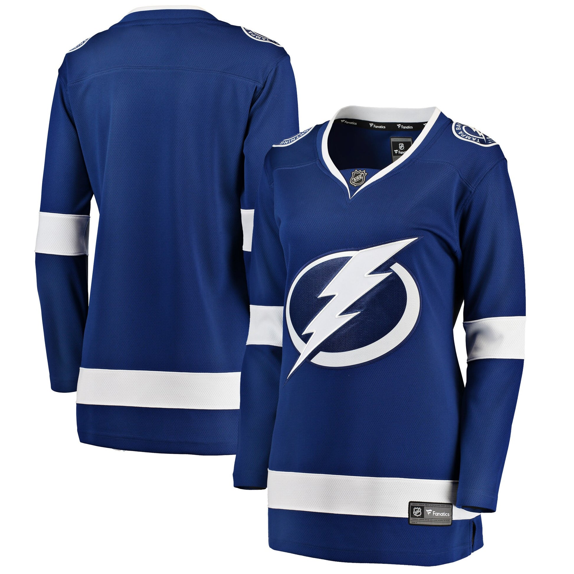 Tampa Bay Lightning Branded Women's Breakaway Home Hockey Jersey - Blue