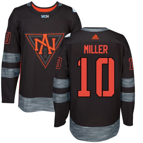 Team North America #10 J. T. Miller Black 2016 World Cup Stitched Hockey Jersey