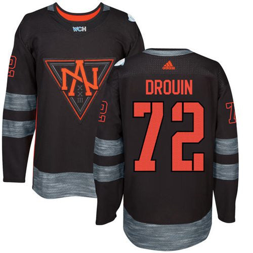 Team North America #72 Jonathan Drouin Black 2016 World Cup Stitched Hockey Jersey