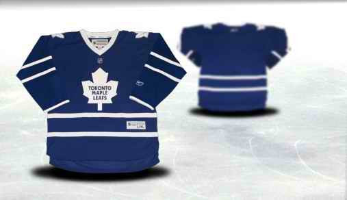 Toronto Maple Leafs Youth Customized Blue Hockey Jersey