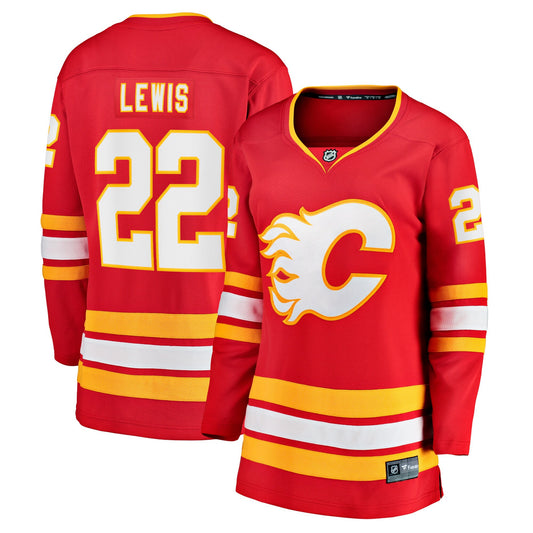 Trevor Lewis Calgary Flames Branded Women's Home Breakaway Player Hockey Jersey - Red