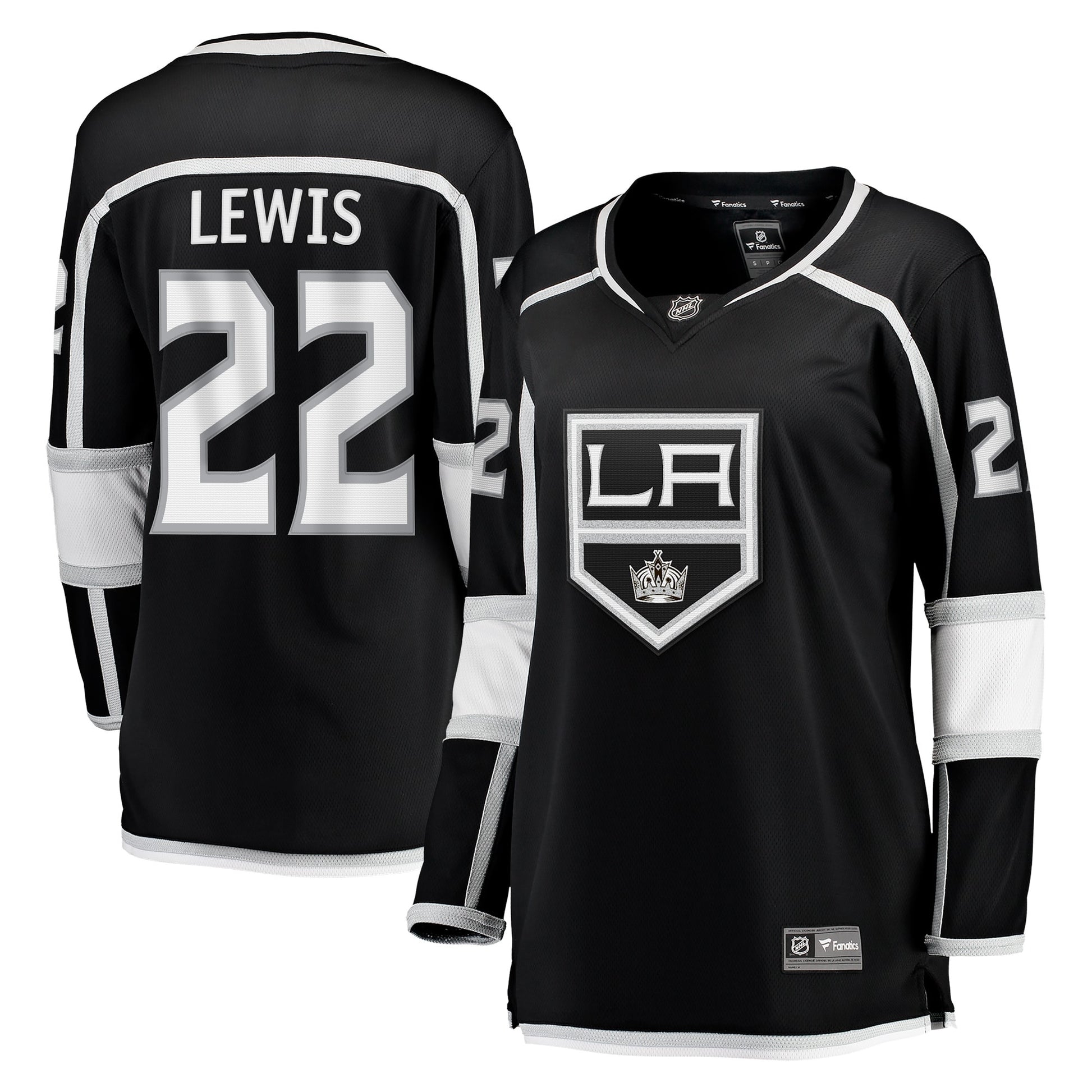 Trevor Lewis Los Angeles Kings Branded Women's Home Breakaway Player Hockey Jersey - Black