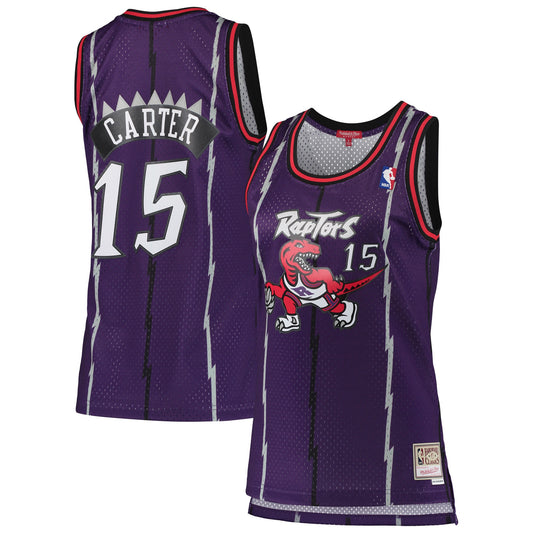 Vince Carter Toronto Raptors Women's 1998/99 Hardwood Classics Swingman Basketball Jersey - Purple