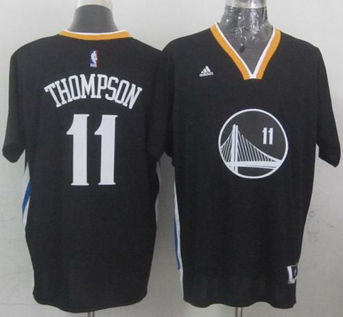 Warriors #11 Klay Thompson New Black Alternate Stitched Basketball Jersey