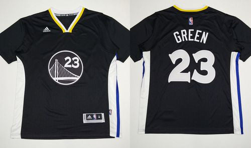 Warriors #23 Draymond Green Black New Alternate Stitched Basketball Jersey