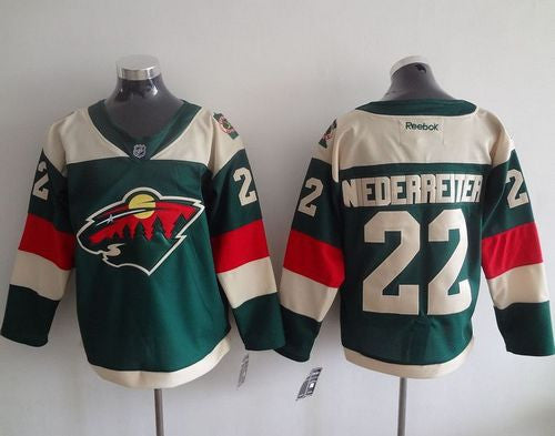 Wild #22 Nino Niederreiter Green 2016 Stadium Series Stitched Hockey Jersey