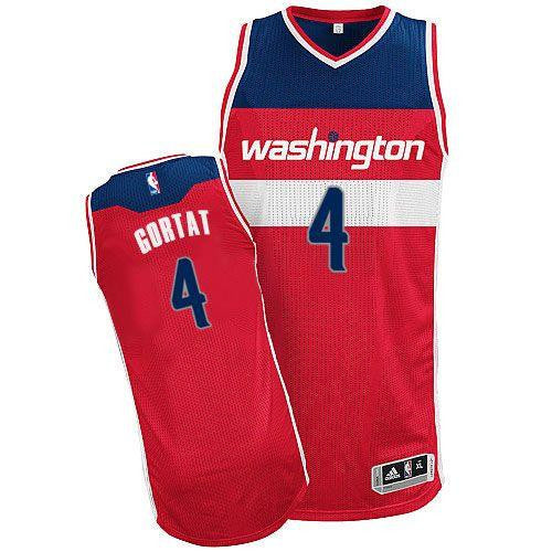 Wizards #4 Marcin Gortat Red Revolution 30 Stitched Basketball Jersey