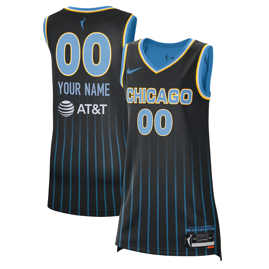 Women Chicago Sky Active Player Custom Stitched W Basketball Jersey