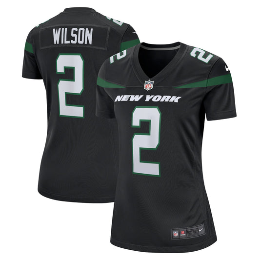 Zach Wilson New York Jets Women's Player Jersey - Black