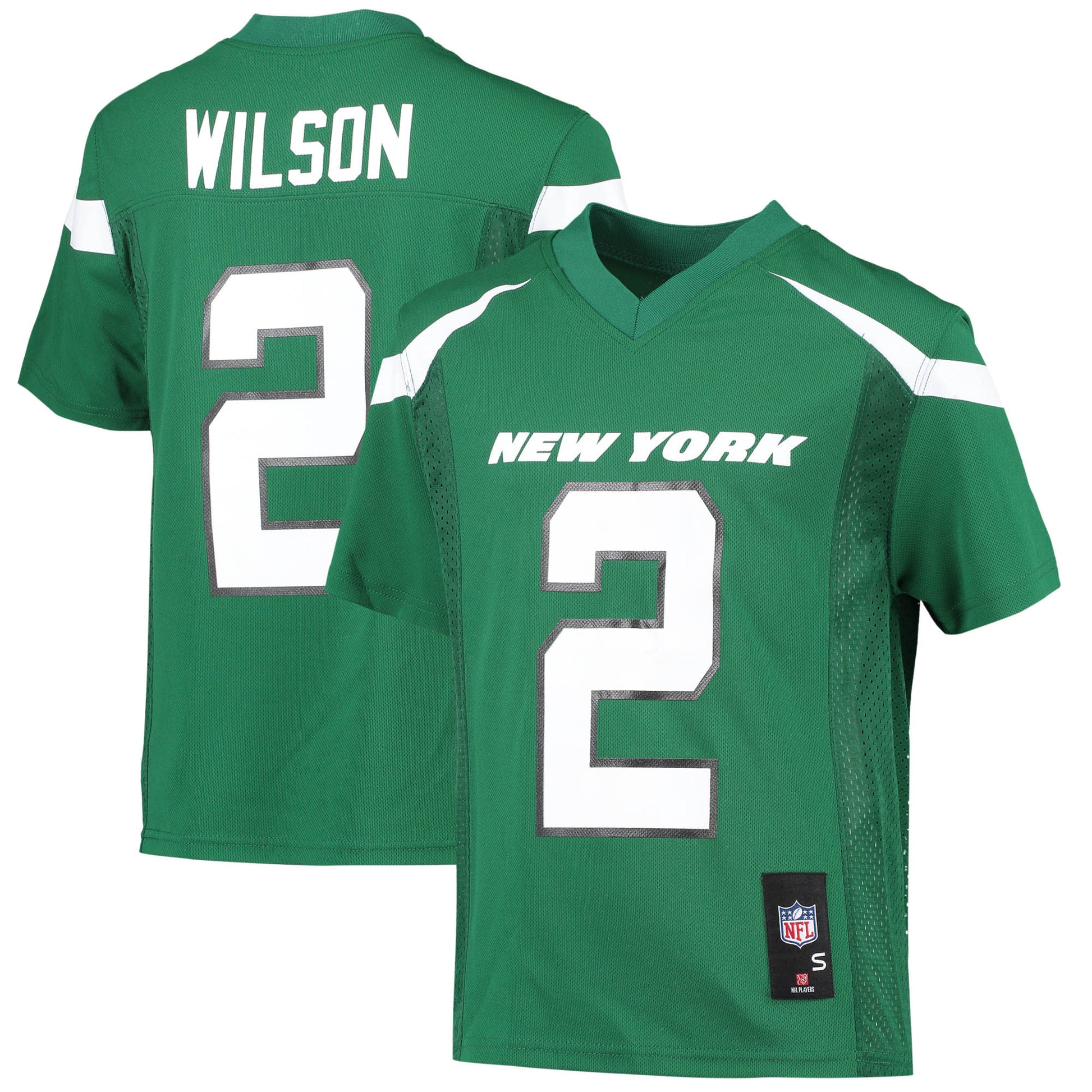 Zach Wilson New York Jets Youth Player Jersey - Green