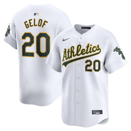 Zack Gelof Oakland Athletics Home Limited Player Jersey - White