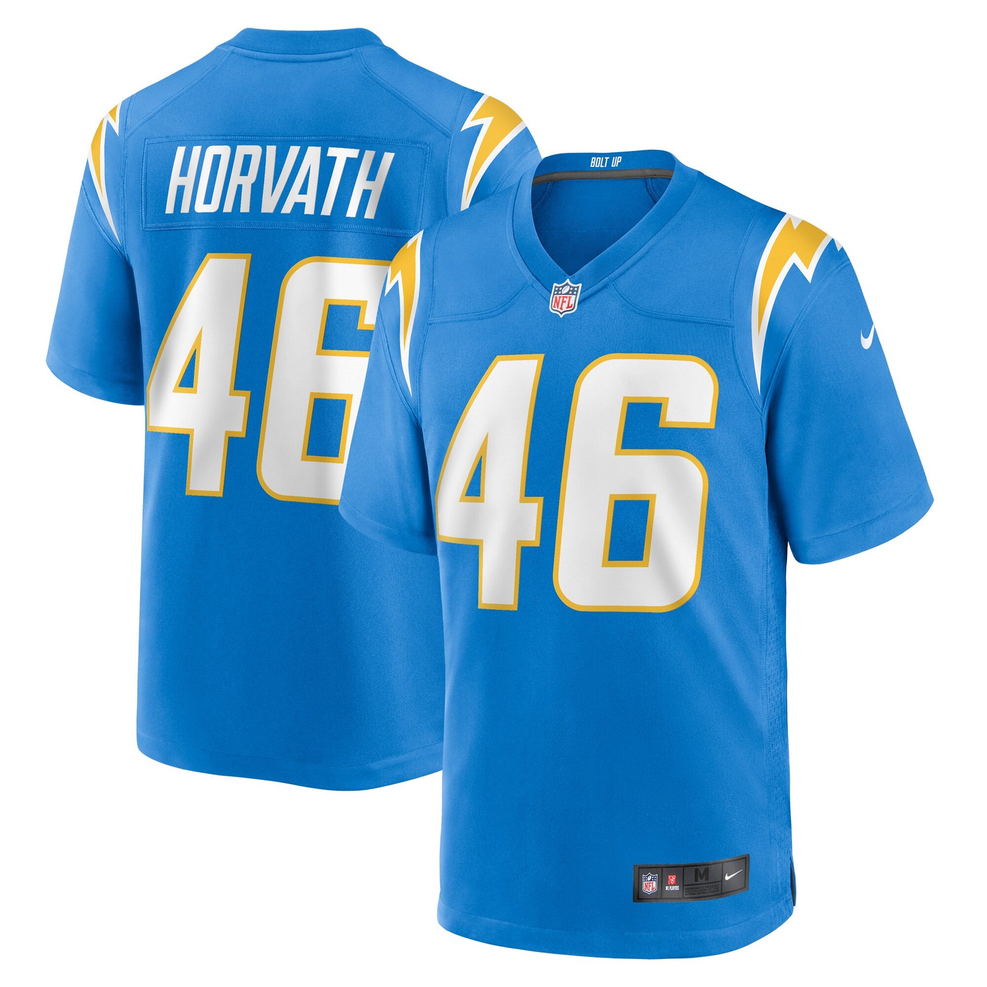 Zander Horvath Los Angeles Chargers Jersey - Powder Blue