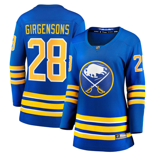 Zemgus Girgensons Buffalo Sabres Branded Women's Home Breakaway Player Hockey Jersey - Royal