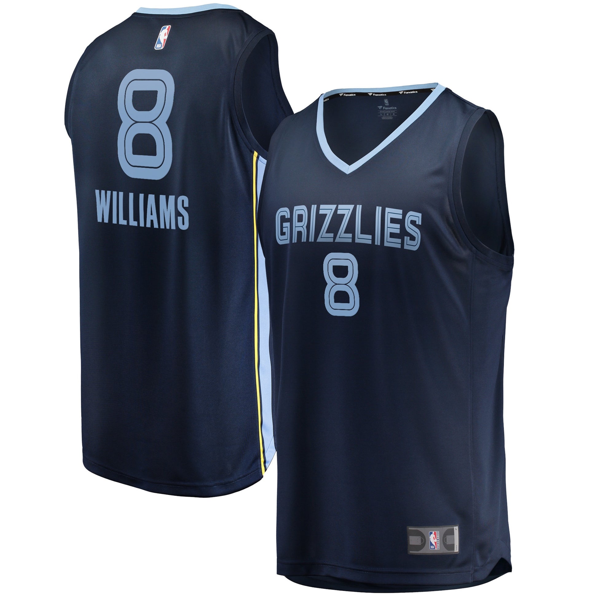 Ziaire Williams Memphis Grizzlies Branded Fast Break Basketball Jersey - Icon Edition - Navy