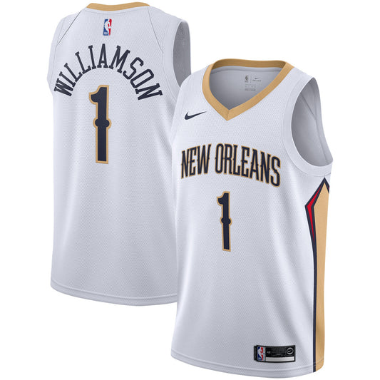 Zion Williamson New Orleans Pelicans 2019/2020 Swingman Basketball Jersey - Association Edition - White