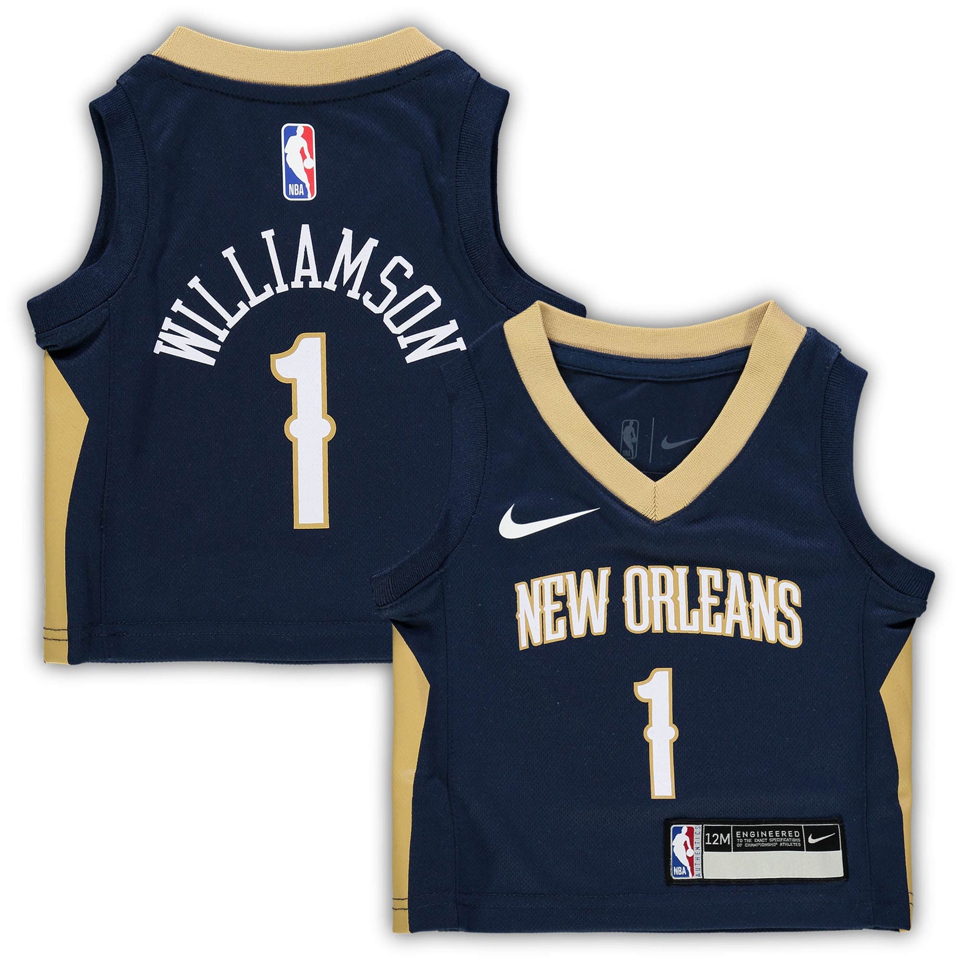 Zion Williamson New Orleans Pelicans Infant Basketball Jersey - Icon Edition - Navy