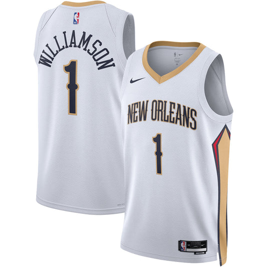 Zion Williamson New Orleans Pelicans Unisex Swingman Basketball Jersey - Association Edition - White