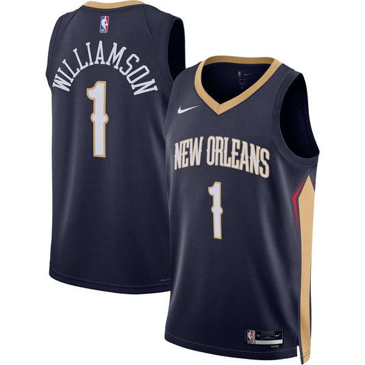 Zion Williamson New Orleans Pelicans Unisex Swingman Basketball Jersey - Icon Edition - Navy