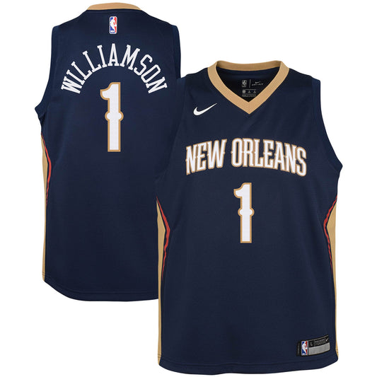 Zion Williamson New Orleans Pelicans Youth Swingman Basketball Jersey - Icon Edition - Navy