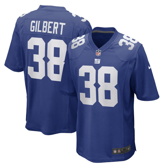 Zyon Gilbert New York Giants Game Player Jersey - Royal