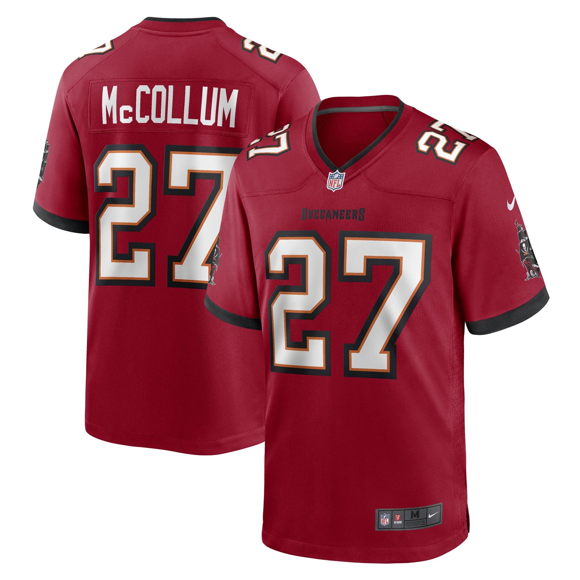 Zyon Mccollum Tampa Bay Buccaneers Game Player Jersey - Red